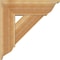 Ekena Millwork Traditional Traditional Rough Sawn Bracket w/ Offset Brace, Western Red Cedar, 8"W x 24"D x 24"H BKT0806X24X24TRA01RWR - alternate 3